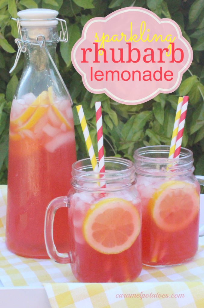 Sparkling Rhubarb Lemonade