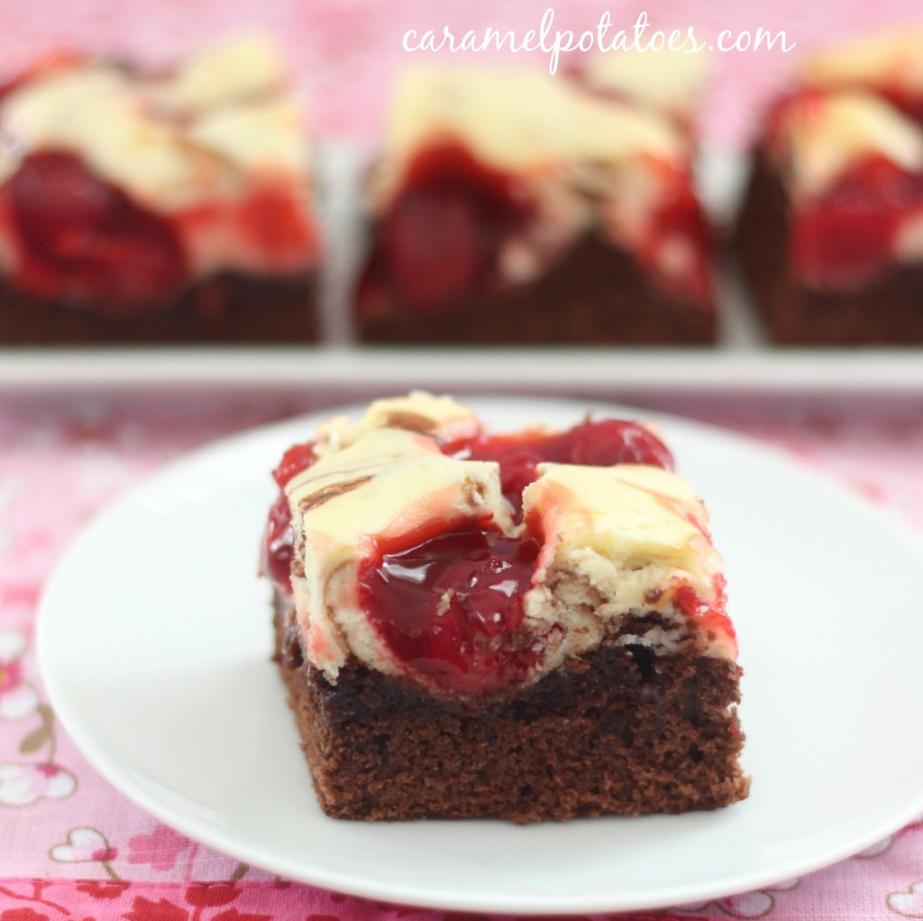 Cherry Cheesecake Brownies