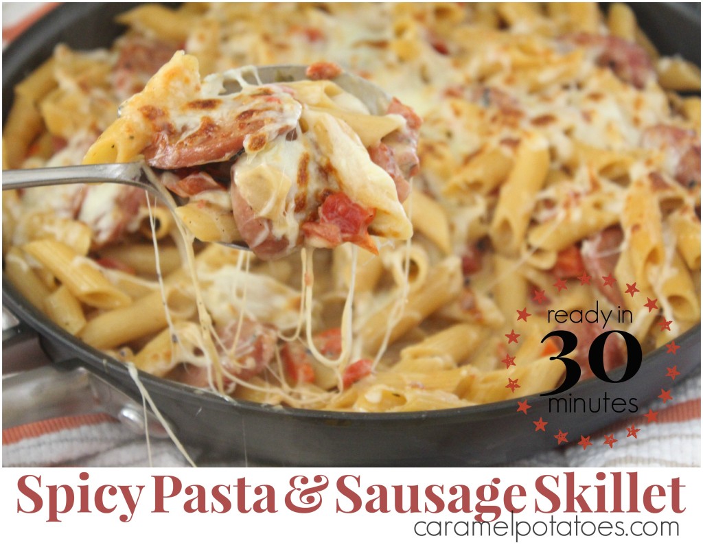 Spicy Pasta and Sausage Skillet