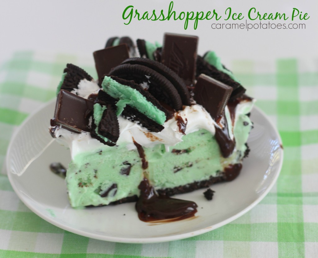 Grasshopper Ice Cream Pie
