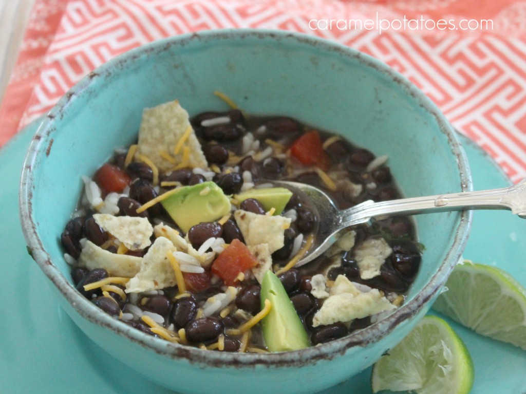 7 Minute Black Bean Soup