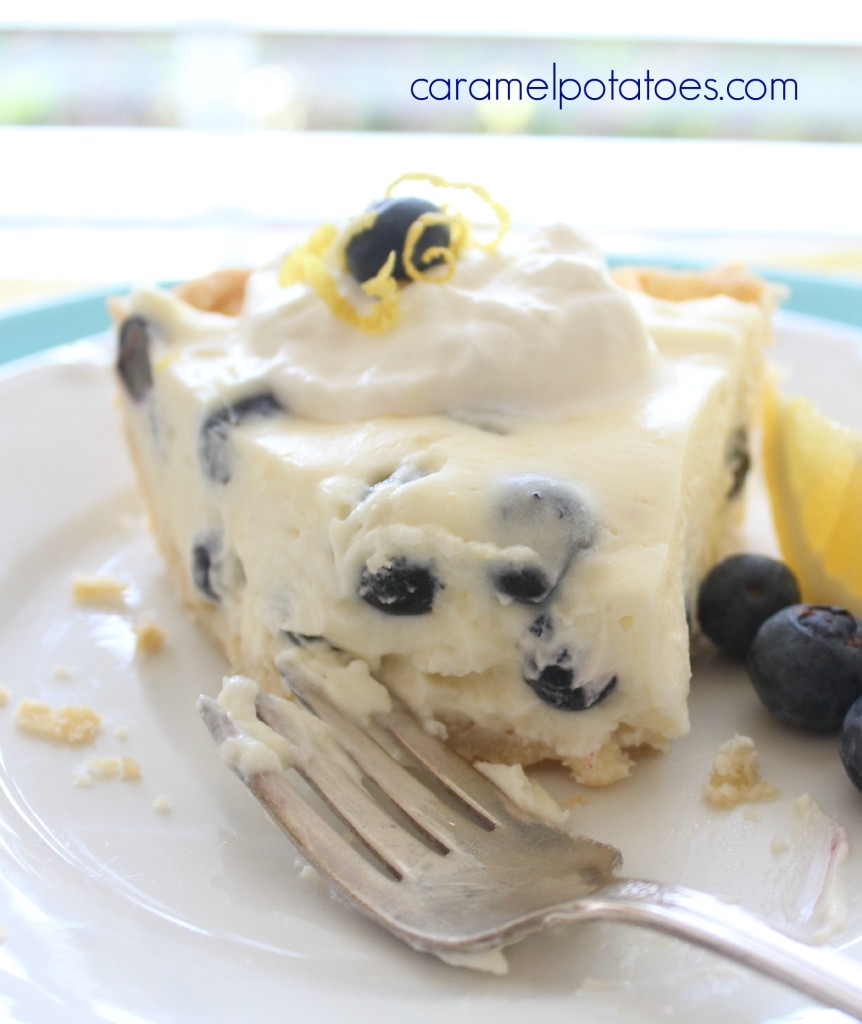 Lemon Blueberry Cream Pie