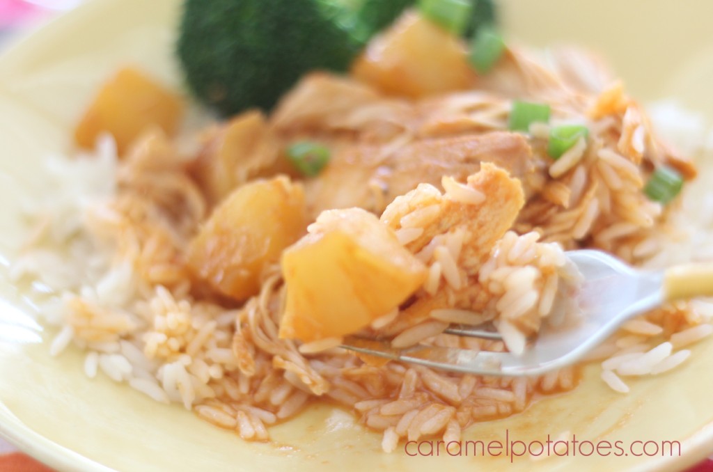 Crockpot Hawaiian BBQ Chicken