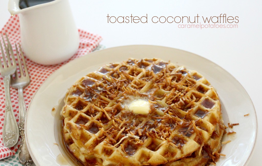 Toasted Coconut Waffles