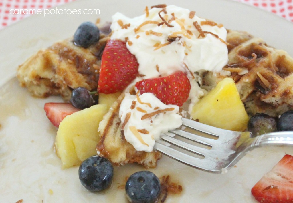Toasted Coconut Waffles