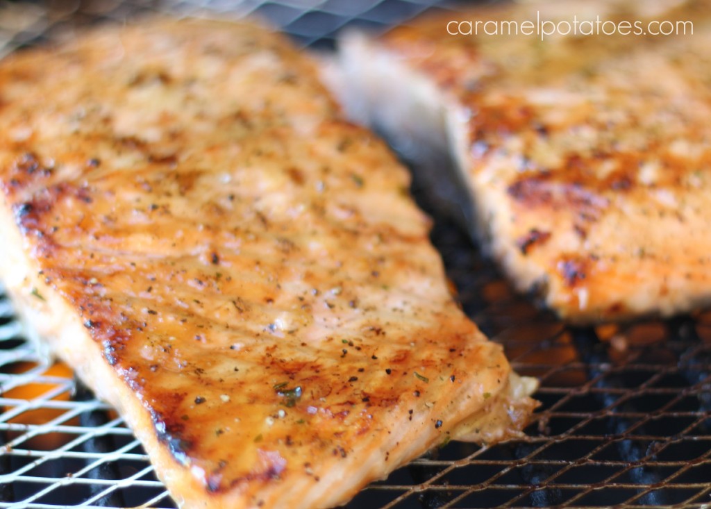 Maple Glazed Salmon on the Grill
