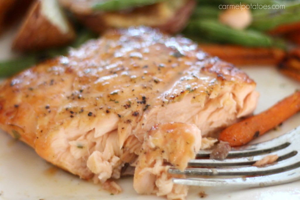 Maple Glazed Grilled Salmon