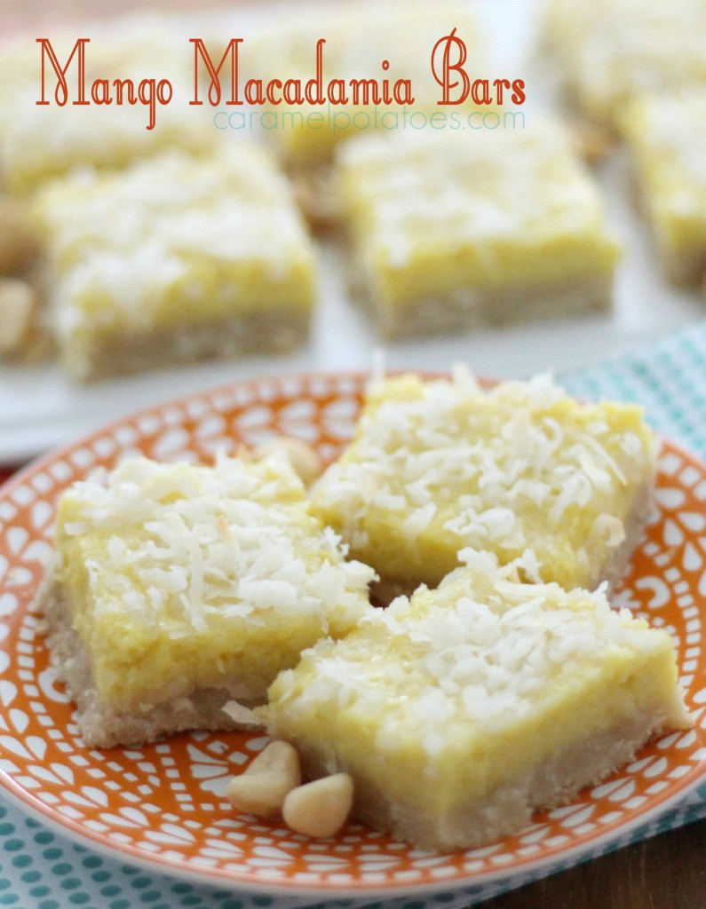 Mango Macadamia Bars