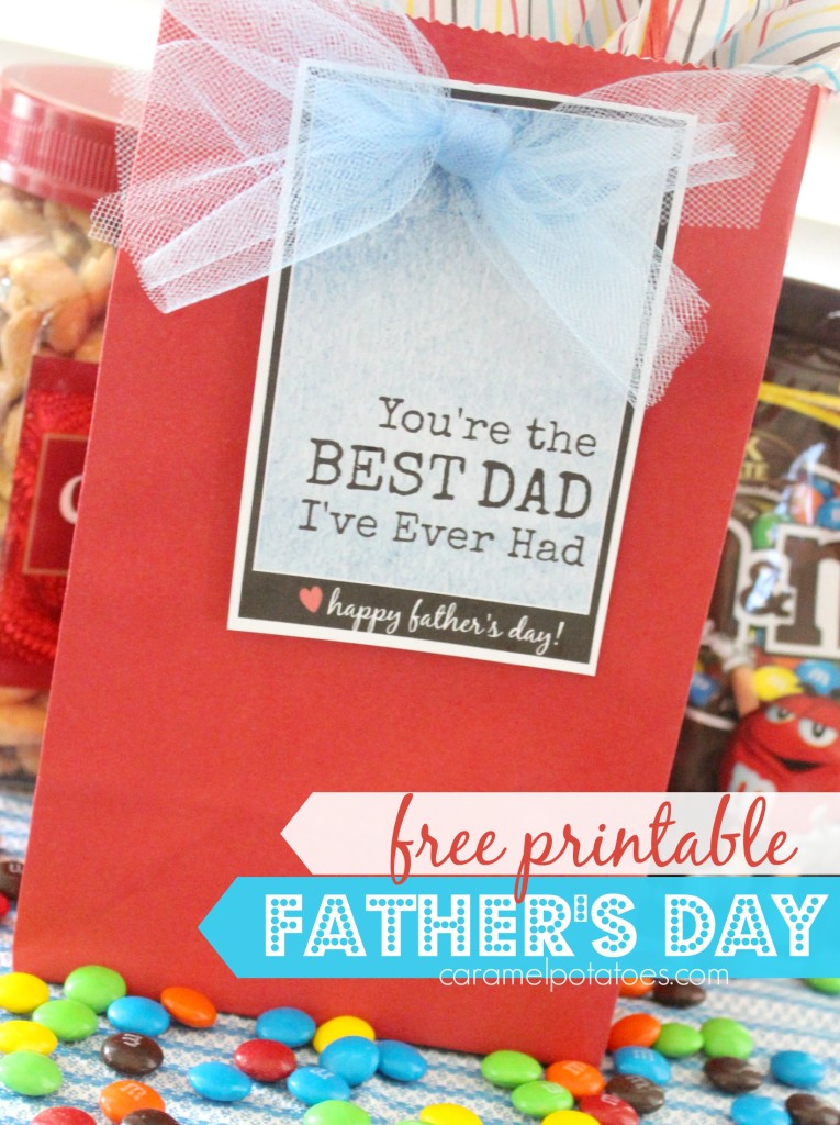 BEST DAD ever- fast and fun free printable for Father's Day!