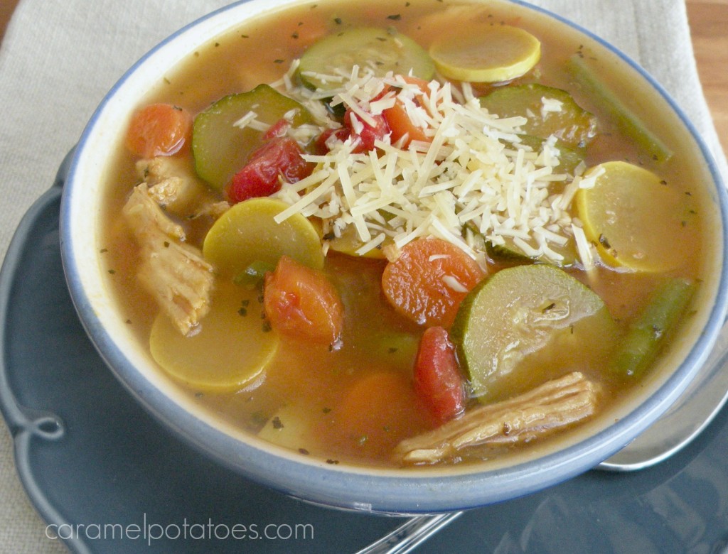 Guilt Free Italian Chicken & Vegetable Soup