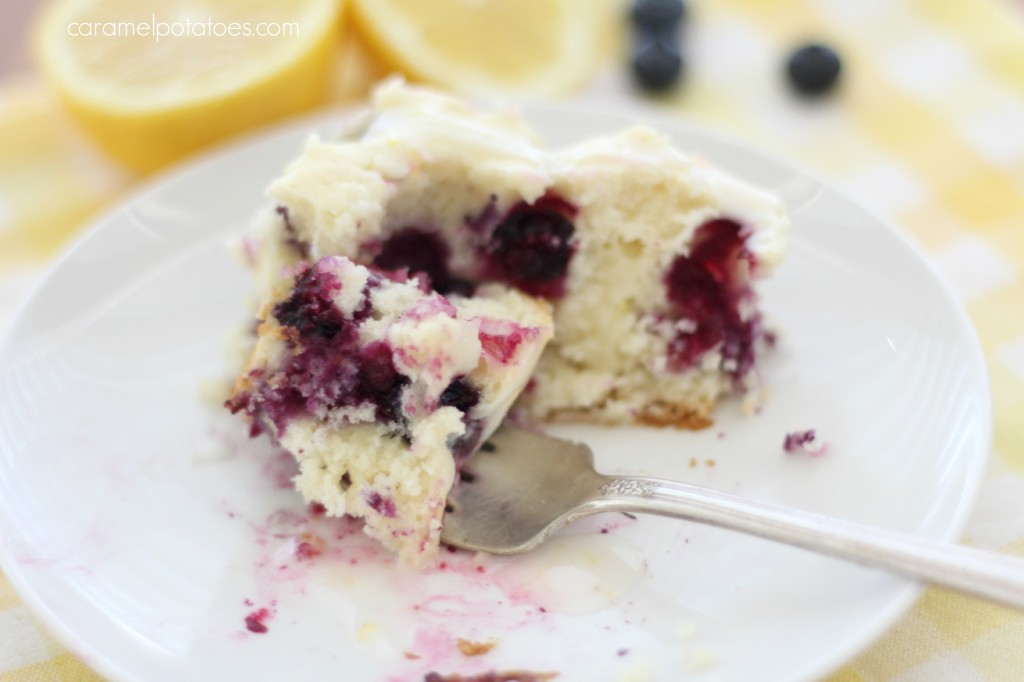 Lemon Berry Coffee Cake 