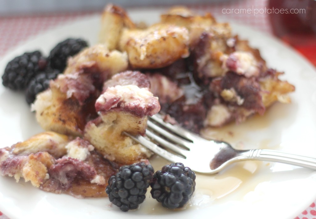 Overnight Blackberry French Toast
