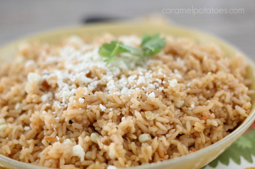 Mexican Rice with Cotija Cheese
