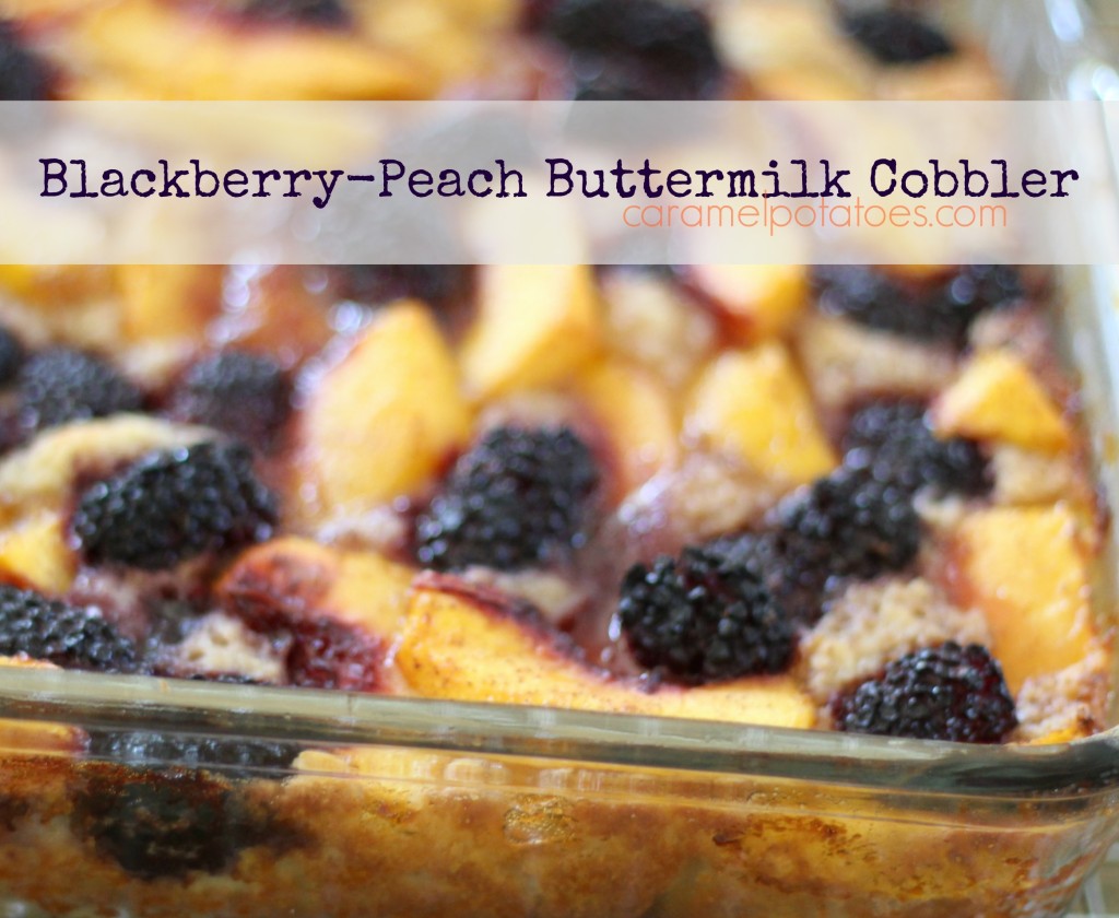 Blackberry-Peach Buttermilk Cobbler