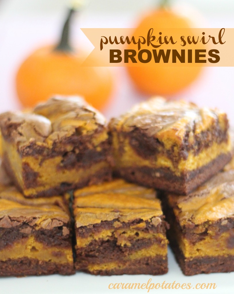 Pumpkin Swirl Brownies