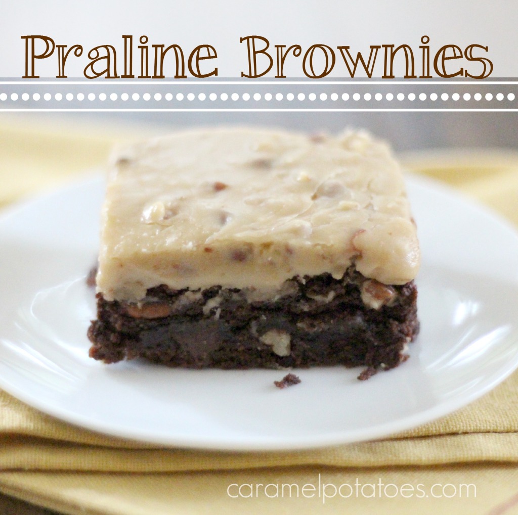 Praline Brownies - So easy to make and so, so good!