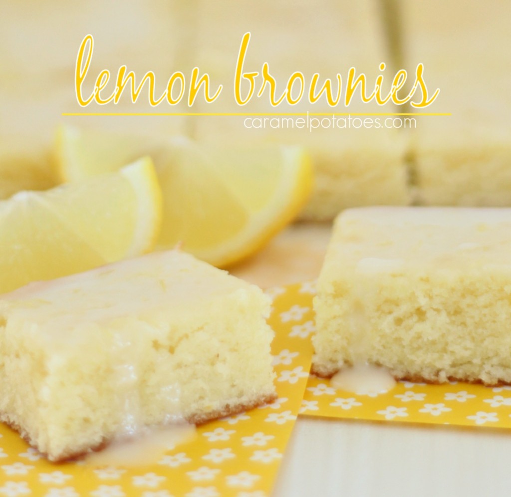lemon brownies