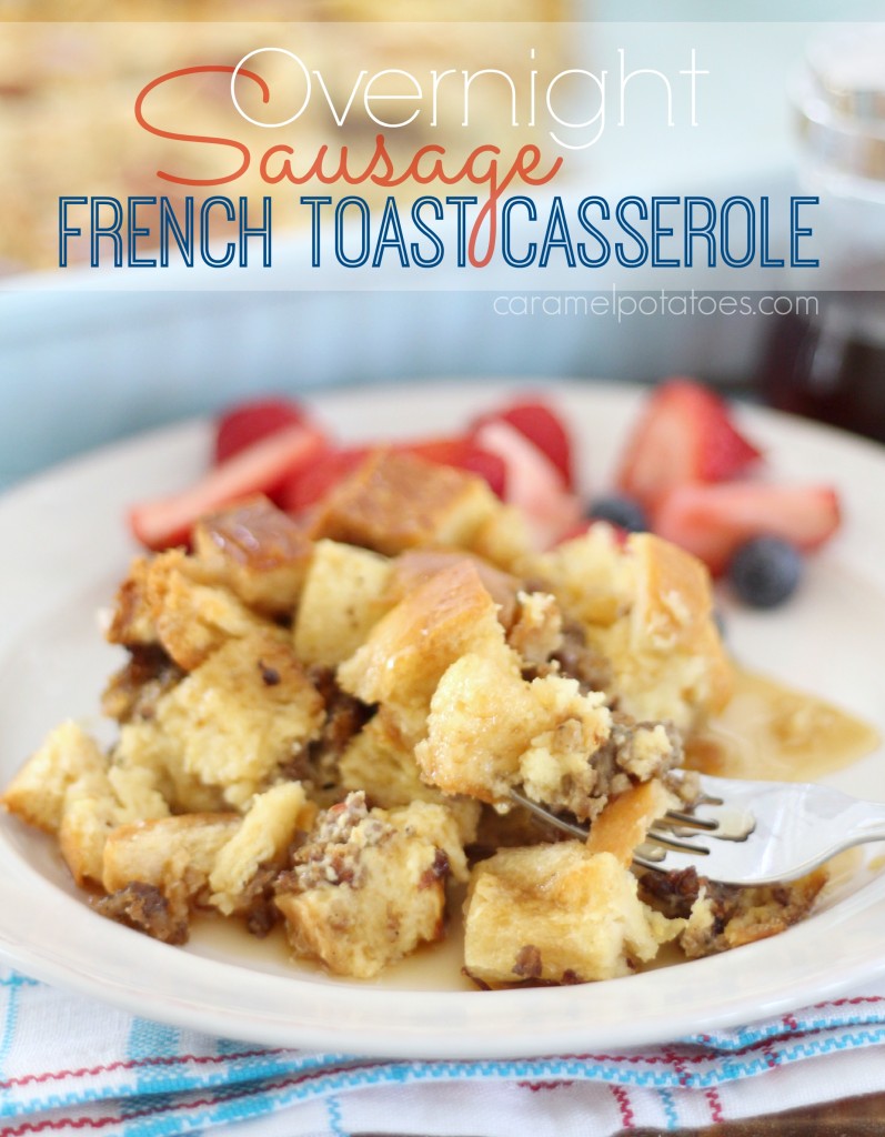 sausage french toast casserole 065